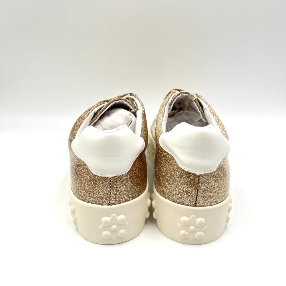 Katy Perry Womens Size‎ 7.5 The Florral Champagne Sparkly Sneakers Shoes 7.5M - Picture 7 of 13